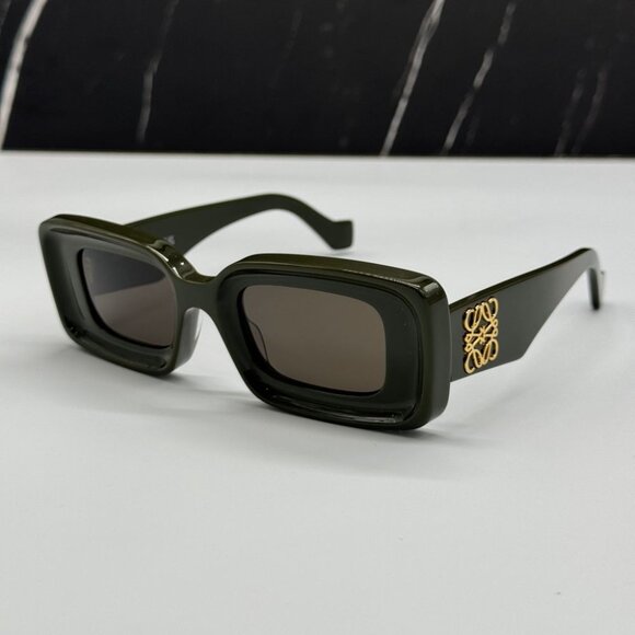 NEW LW40101I 96E LOEWE SUNGLASSES SHINY GREEN WOMEN EYEWEAR LOEWE main image 10